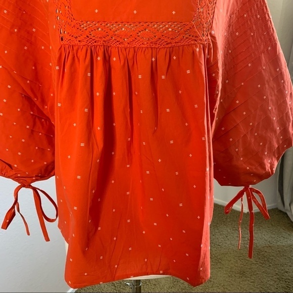 Ella Moss Lyra Puffed Pintucked Woven Blouse - Picture 6 of 15